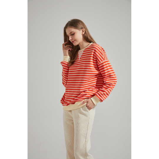 Vallerie |Oversized Striped Sweater