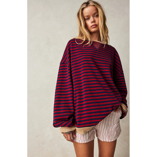 Vallerie |Oversized Striped Sweater