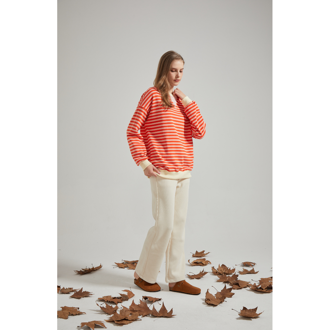 Vallerie |Oversized Striped Sweater