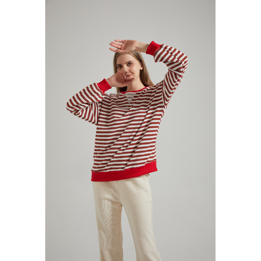 Vallerie |Oversized Striped Sweater