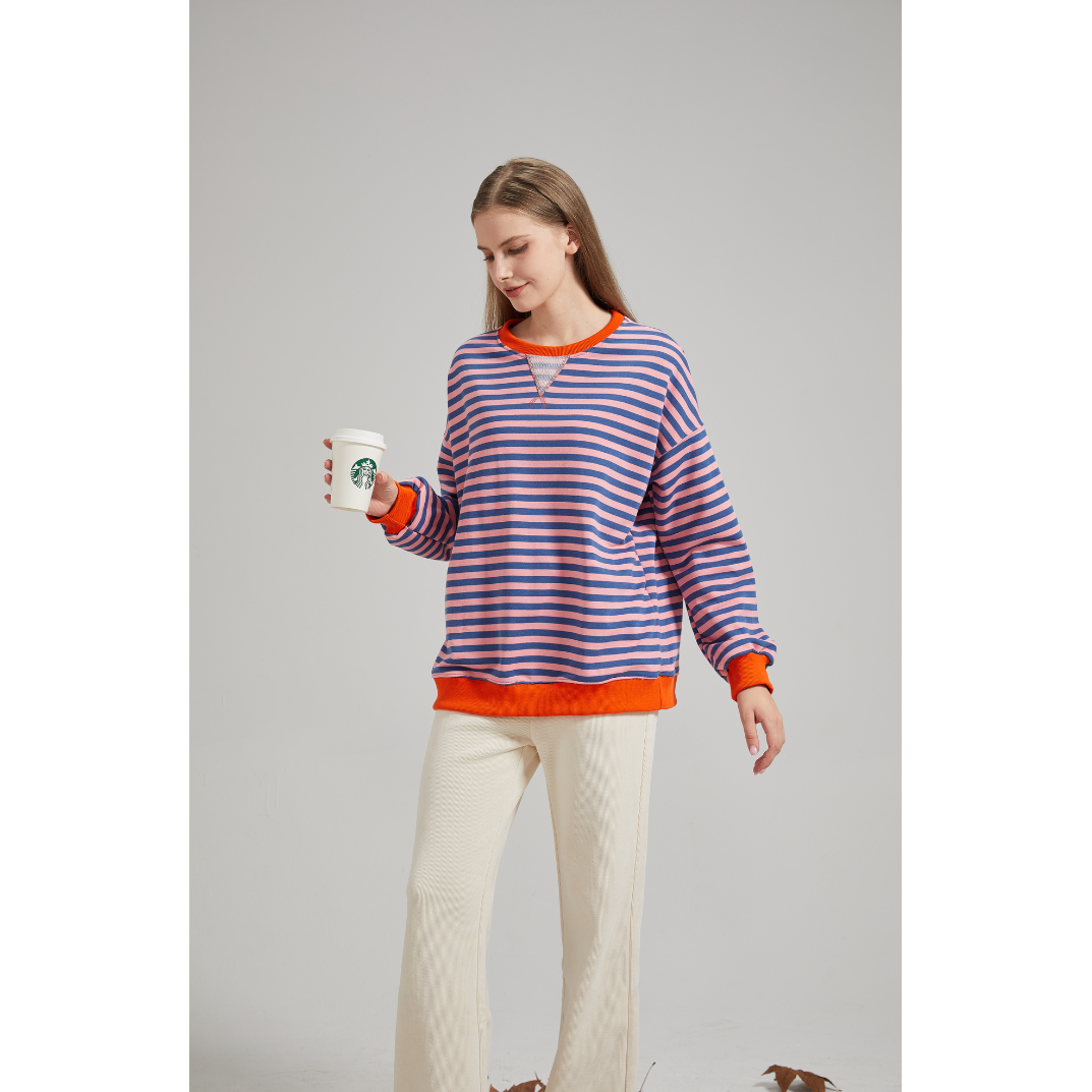 Vallerie |Oversized Striped Sweater