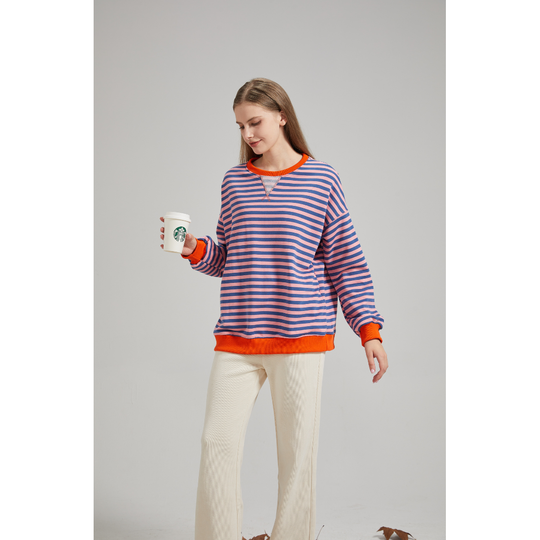 Vallerie |Oversized Striped Sweater